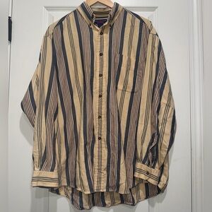 Vintage Mark Alexander 100% Cotton Button Down Country Music Style Men’s Shirt L